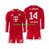 Camisola Bayern de Munique Luis Diaz 14 Criança Equipamento Primeiro 2026-2027 Manga Comprida